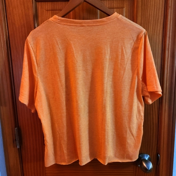 Halloween Starbucks Mermaid Skeleton Orange Graphic Croptop T-Shirt XL - Picture 2 of 3